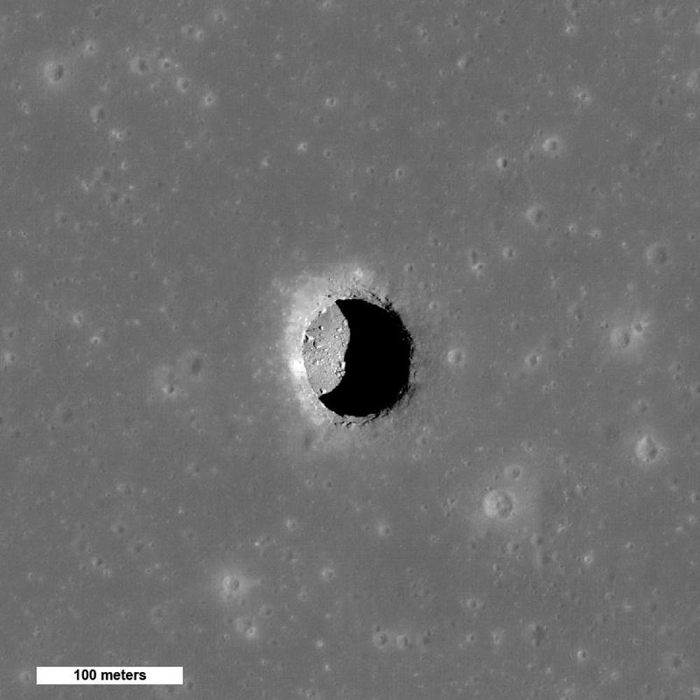 Mare Tranquillitatis pit crater