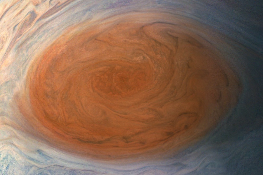 Jupiter Great Red Spot Juno