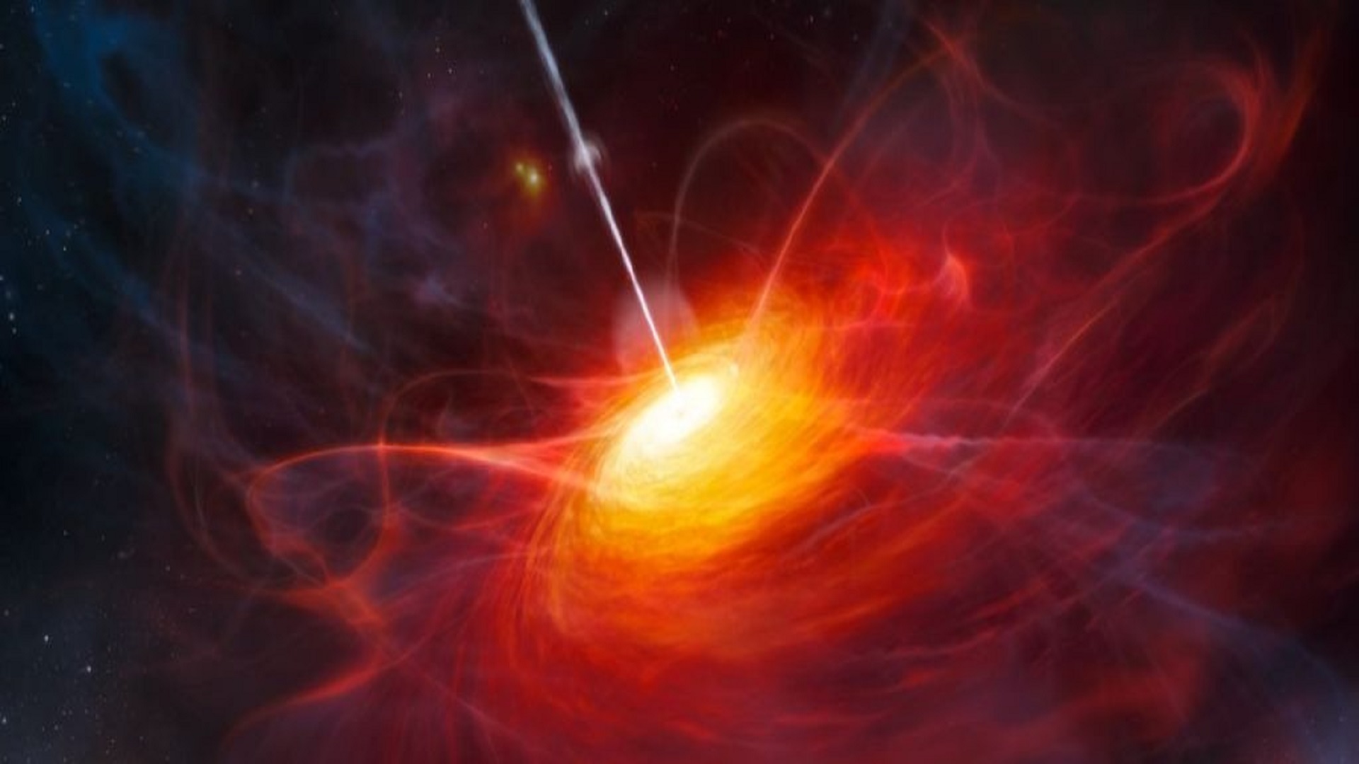 این سیاهچاله مرموز در زمان طلوع به وزن یک بیلیون خورشید است