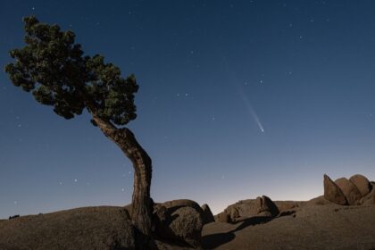 نور 'دنباله دار قرن' را در عکس های نفس گیر ببینید