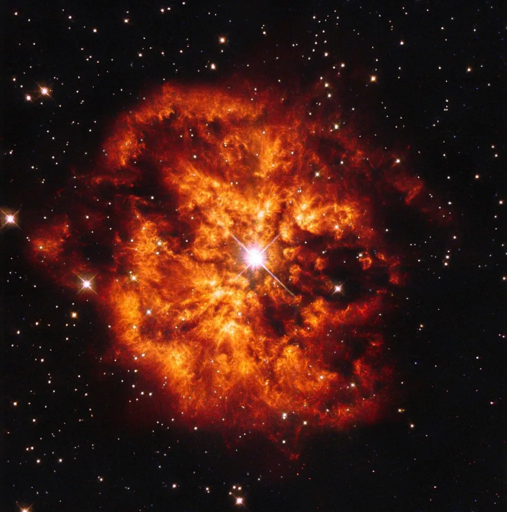 wr 124 hubble