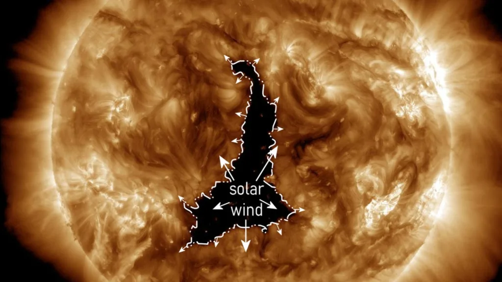 This trio of large coronal holes3