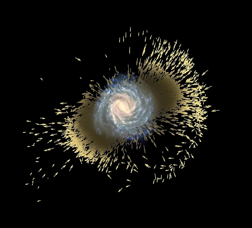 a dense field of stars1