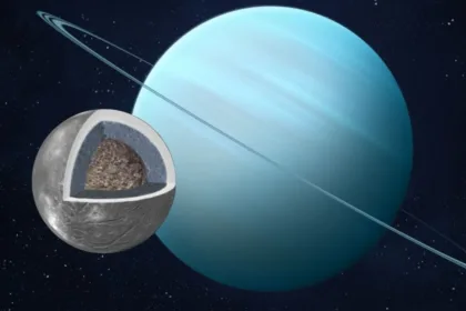 احتمال دارد که در ماه آریل، چهارمین قمر بزرگ اورانوس، اقیانوس عمیق زیرسطحی وجود داشته باشد