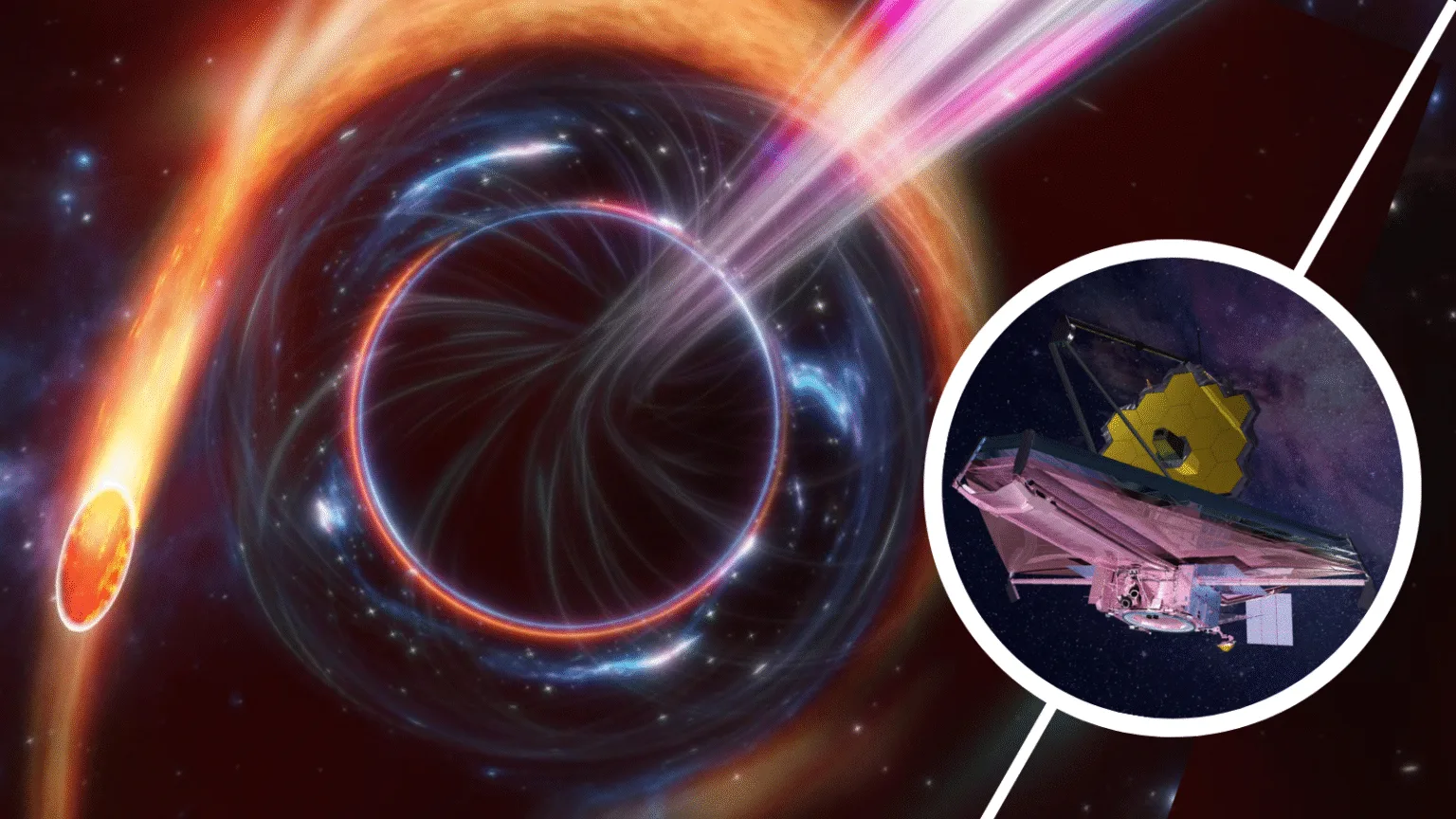 JWST جزئیات جدید و خیره‌کننده‌ای درباره فواره سیاهچاله ابرپرجرم M87 فاش می‌کند