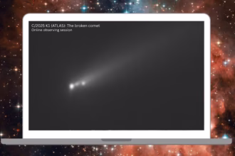دنباله‌دار C/2025 K1 (ATLAS) پس از نزدیک شدن به خورشید به سه تکه تقسیم شد