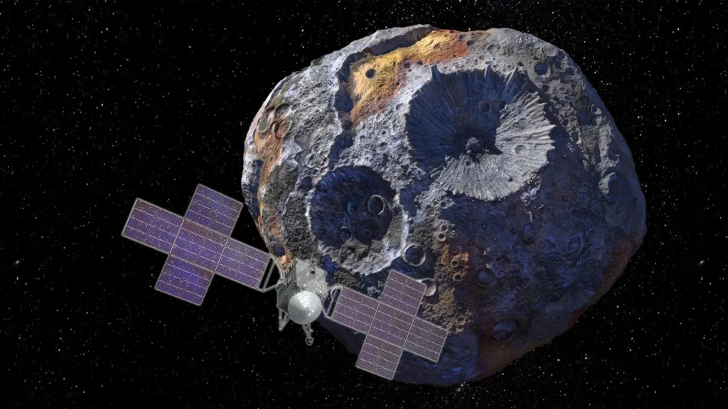 Psyche Spacecraft Asteroid Compo