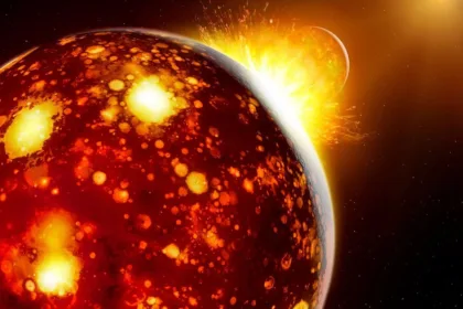 تحقیقات تازه حاکی است: زمین و تیا پیش از برخورد تاریخی، همسایگان نزدیک بودند