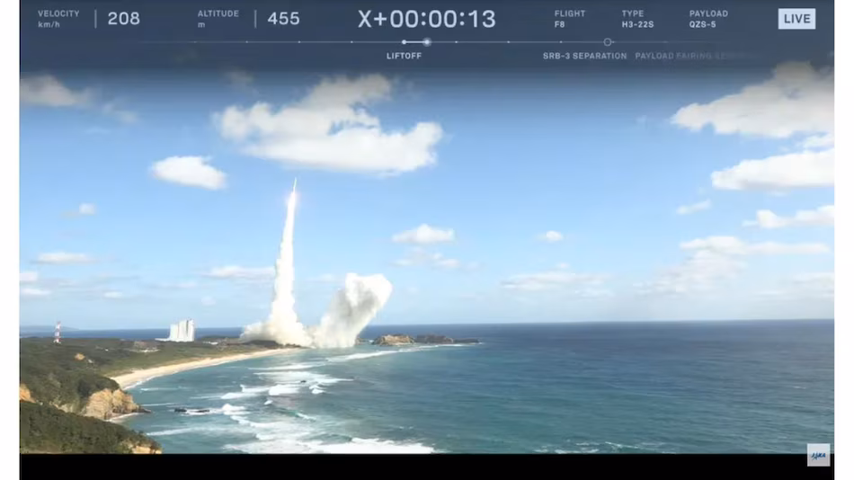 موشک H3 ژاپن با شکست در پرتاب ماهواره ناوبری میچیبیکی ۵ مواجه شد