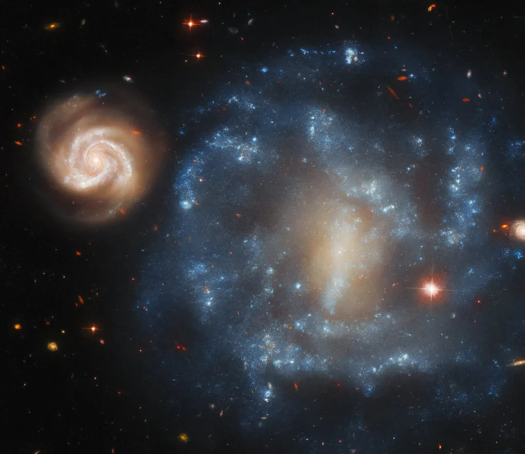 Hubble image of Arp 4