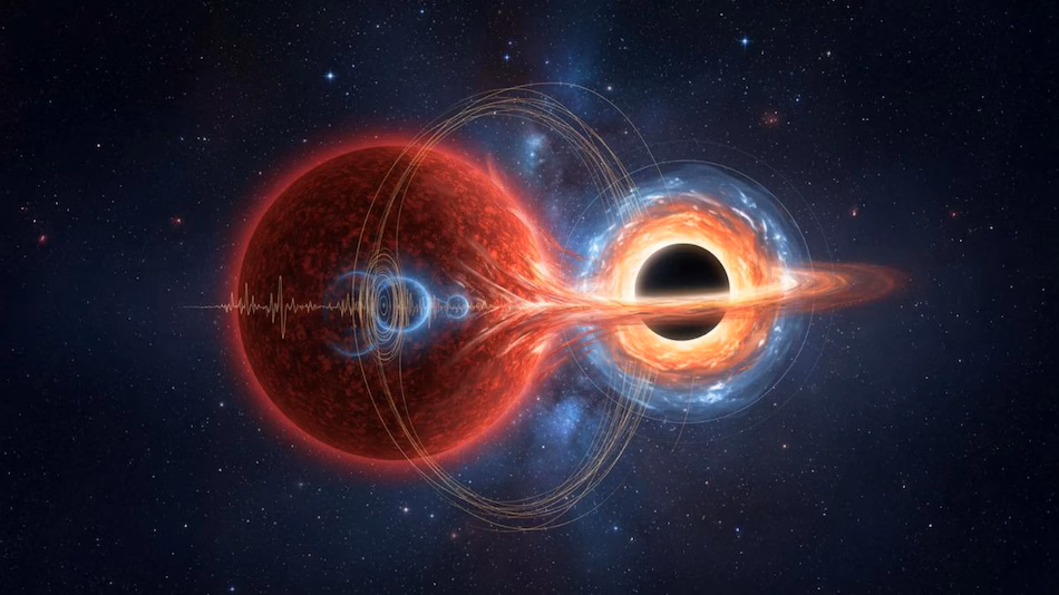 ناسا لرزه‌های ستاره‌ای را در یک غول سرخ که به دور یکی از آرام‌ترین سیاه‌چاله‌های کهکشان می‌چرخد، مشاهده کرد