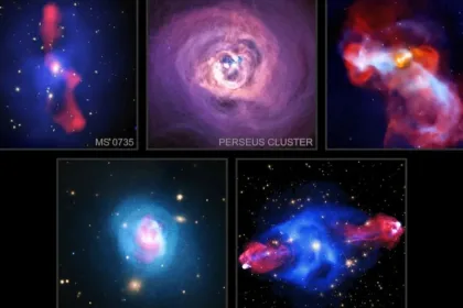 نقشه‌برداری جدید پرتو ایکس چاندرا، موتورهای نامرئیِ تأمین‌کننده‌ی انرژی خوشه‌های کهکشانی را آشکار می‌کند