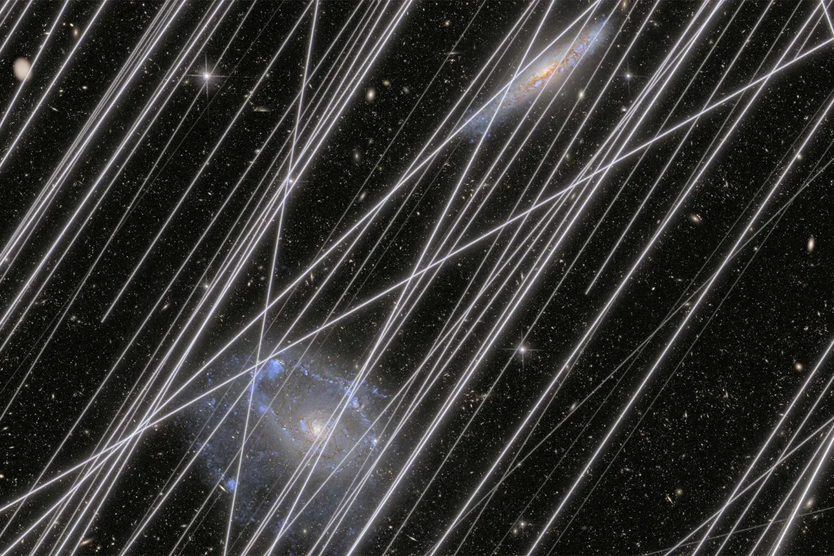 منظومههای ماهوارهای آسمان آرام تلسکوپهای مداری را هم مخدوش میکنند