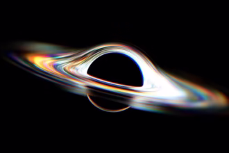 ستاره‌شناسان برای اولین بار مشاهده کردند که سیاه‌چاله، فضا-زمان را می‌پیچاند و نظریه اینشتین را تأیید کردند