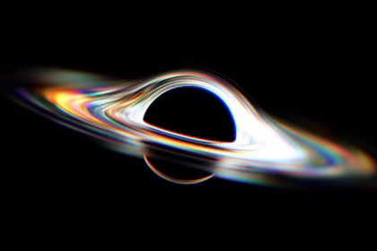 ستاره‌شناسان برای اولین بار مشاهده کردند که سیاه‌چاله، فضا-زمان را می‌پیچاند و نظریه اینشتین را تأیید کردند