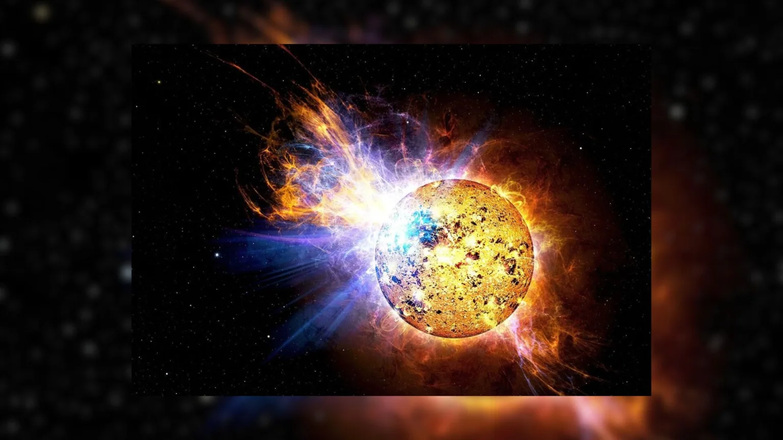 نمایشی کیهانی، داستان تولد و مرگ ستارگان را در قلب کهکشان بازگو می‌کند