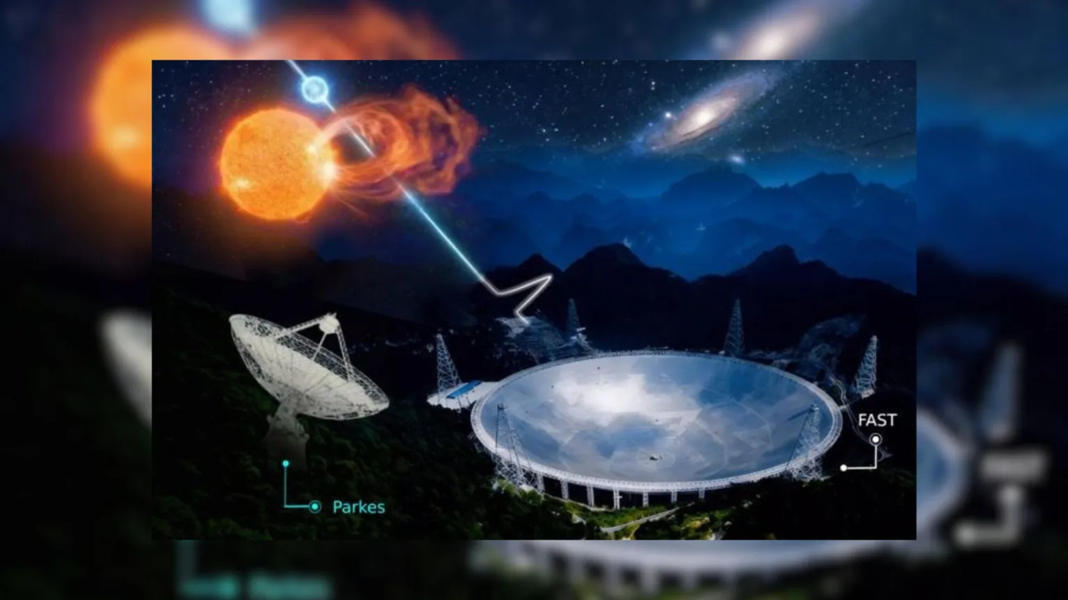 چشم آسمان چین، انفجارهای کیهانی را به رقص دو ستاره رساند