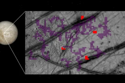 ردپای آمونیاک در ترک‌های سطح قمر اروپا شناسایی شد