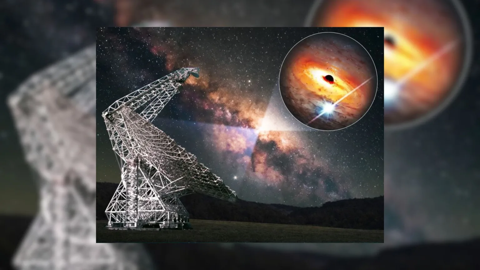 در آستانهی قلب راه شیری: تپاختری که میتواند نسبیت عام را به چالش بکشد