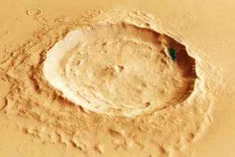 مریخ اکسپرس از انفجار قدرتمند شن و ماسه در سیاره سرخ تصویربرداری کرد