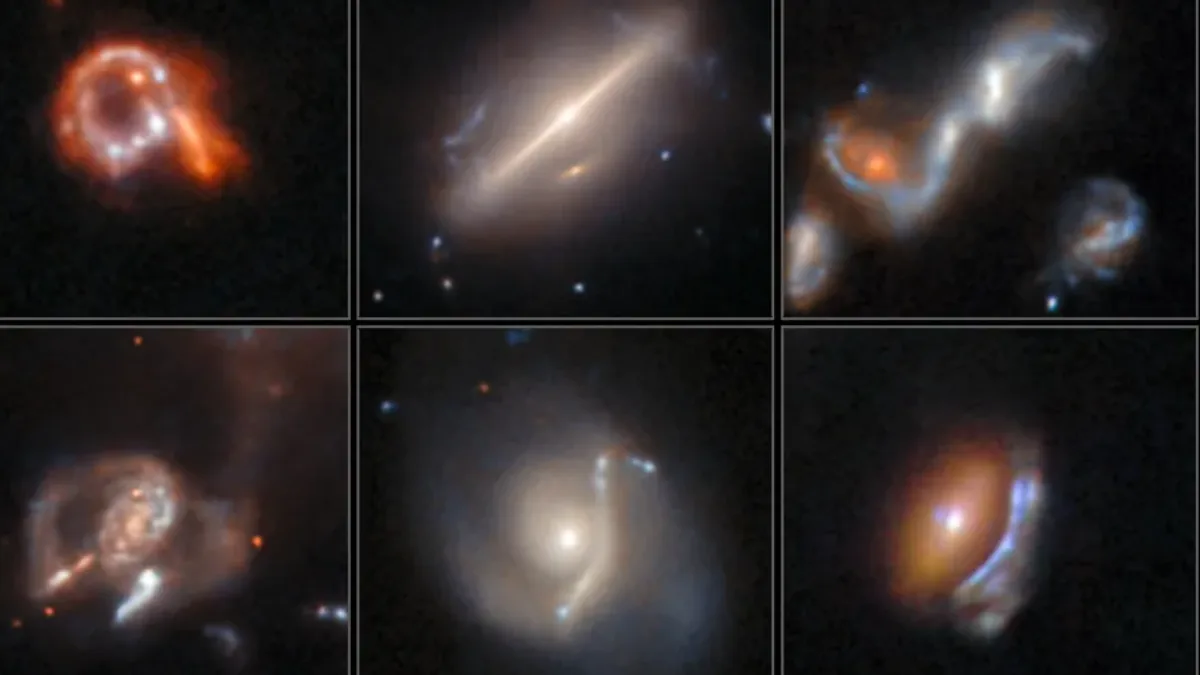 هابل ناسا، دگرگونی پیش‌سیاره‌ای نادری را ثبت کرد که در آن، پرتوهای دوقلوی نور، غبار کیهانی را شکافتند