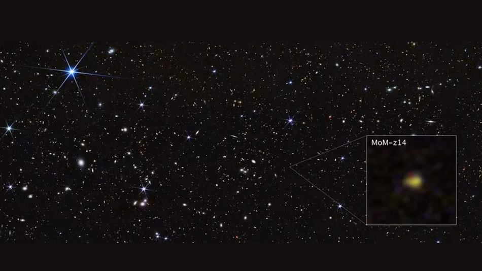 تلسکوپ فضایی جیمز وب دورترین کهکشان کشف شده تاکنون را کشف کرد