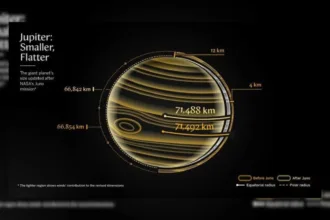 مشتری کوچکتر و صاف تر از آن چیزی است که قبلا تصور می شد