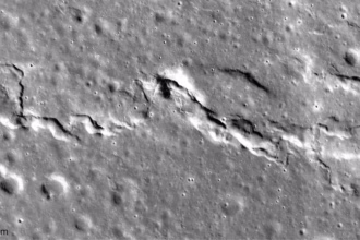 نقشه تکتونیکی جدید، برآمدگی‌های جدیدی را که در سراسر ماه امتداد یافته‌اند، نشان می‌دهد