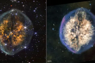 تلسکوپ جیمز وب، نمای مادون قرمز خیره‌کننده‌ای از سحابی جمجمه را ثبت کرد