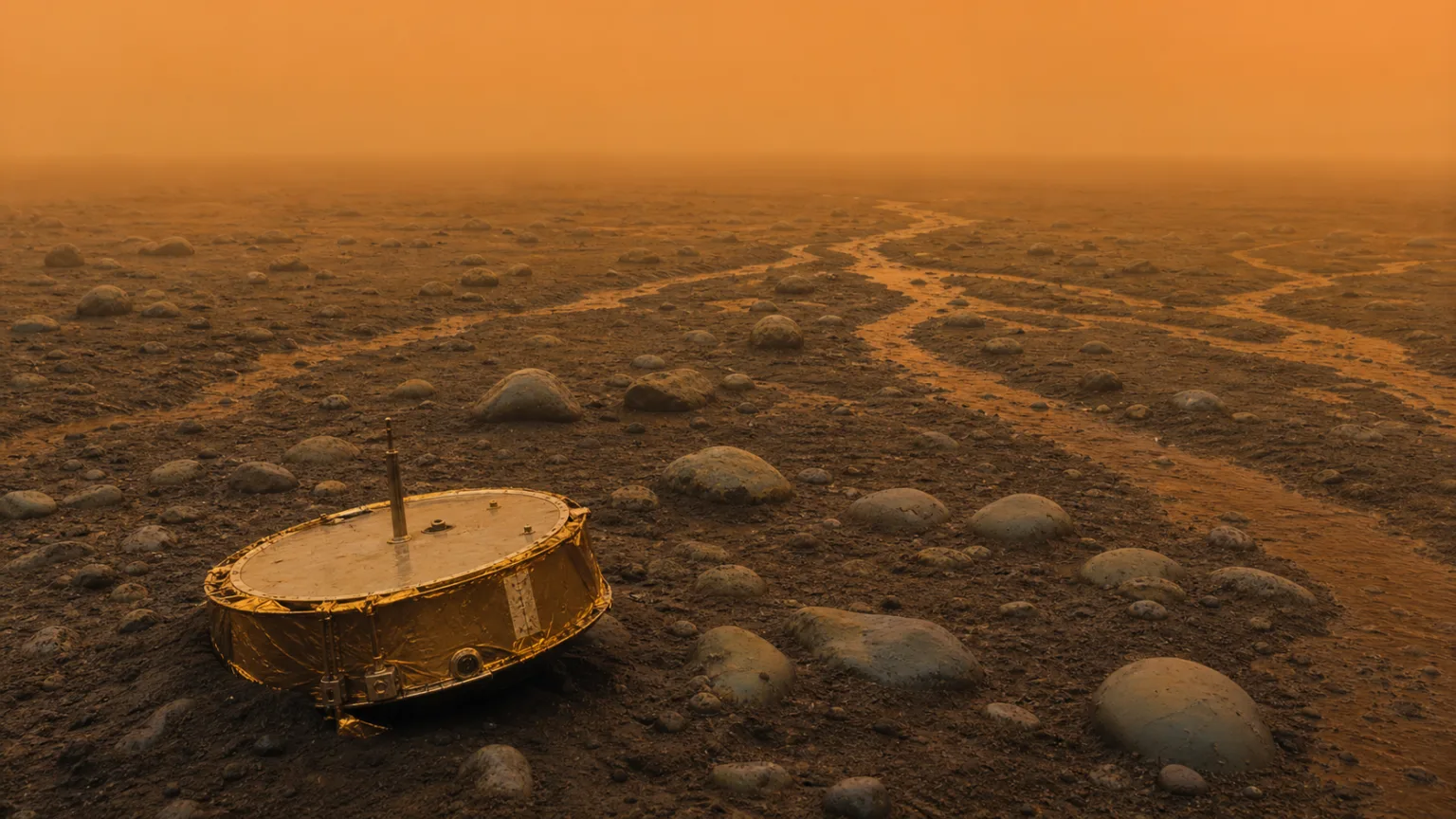huygens titan methane shaped floodplain 2