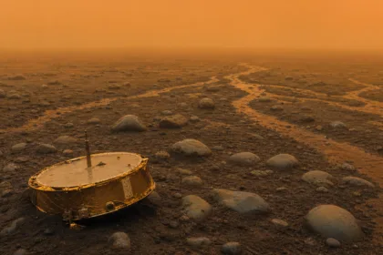 huygens titan methane shaped floodplain 2