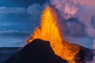 EruptingVolcano