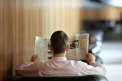 ReadingNewspaper